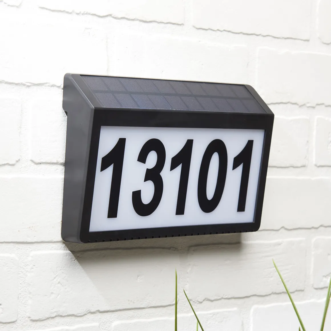 Solar Powered Address Sign