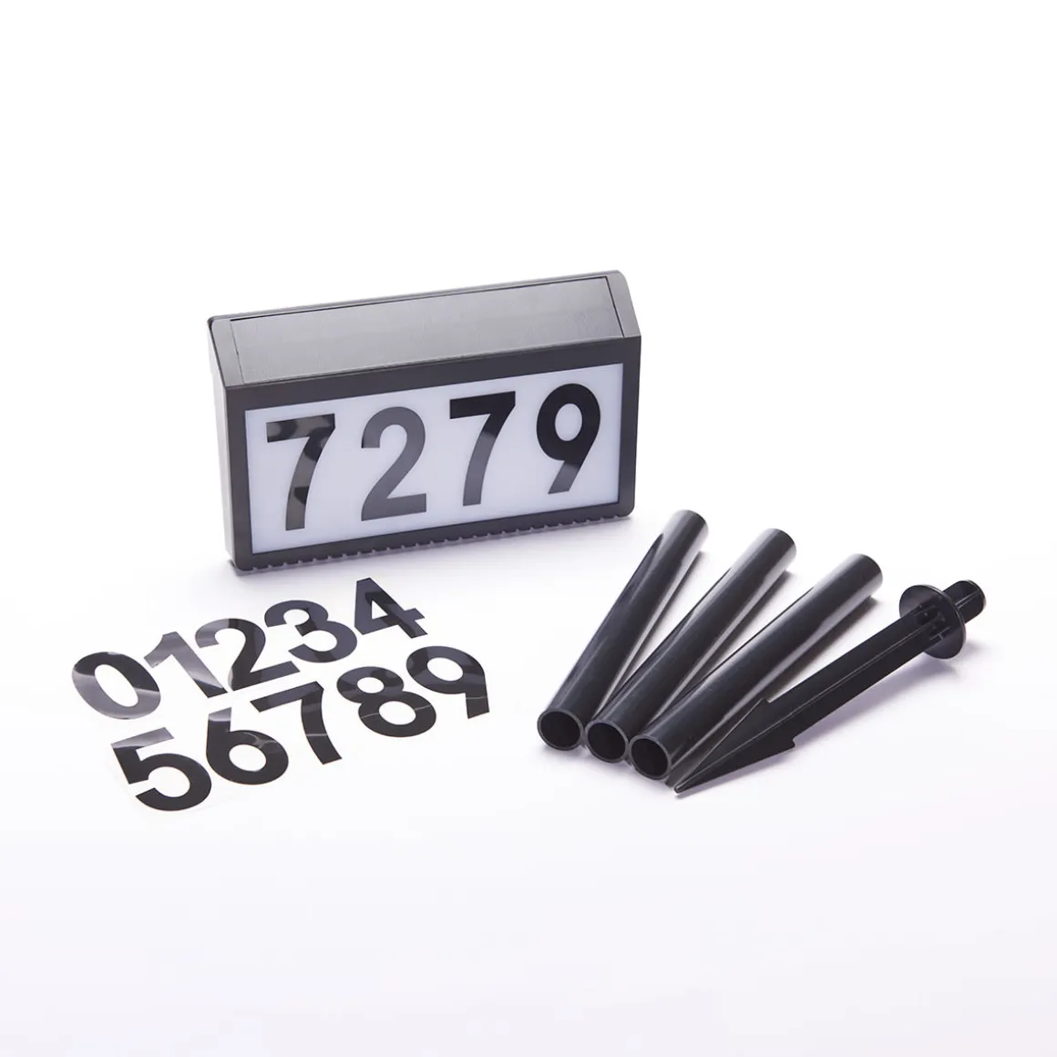 Solar Powered Address Sign