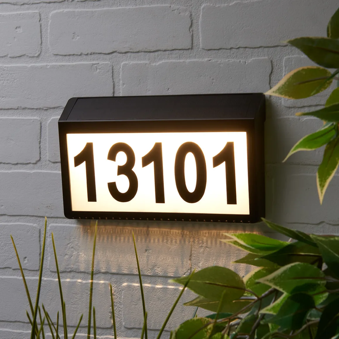 Solar Powered Address Sign
