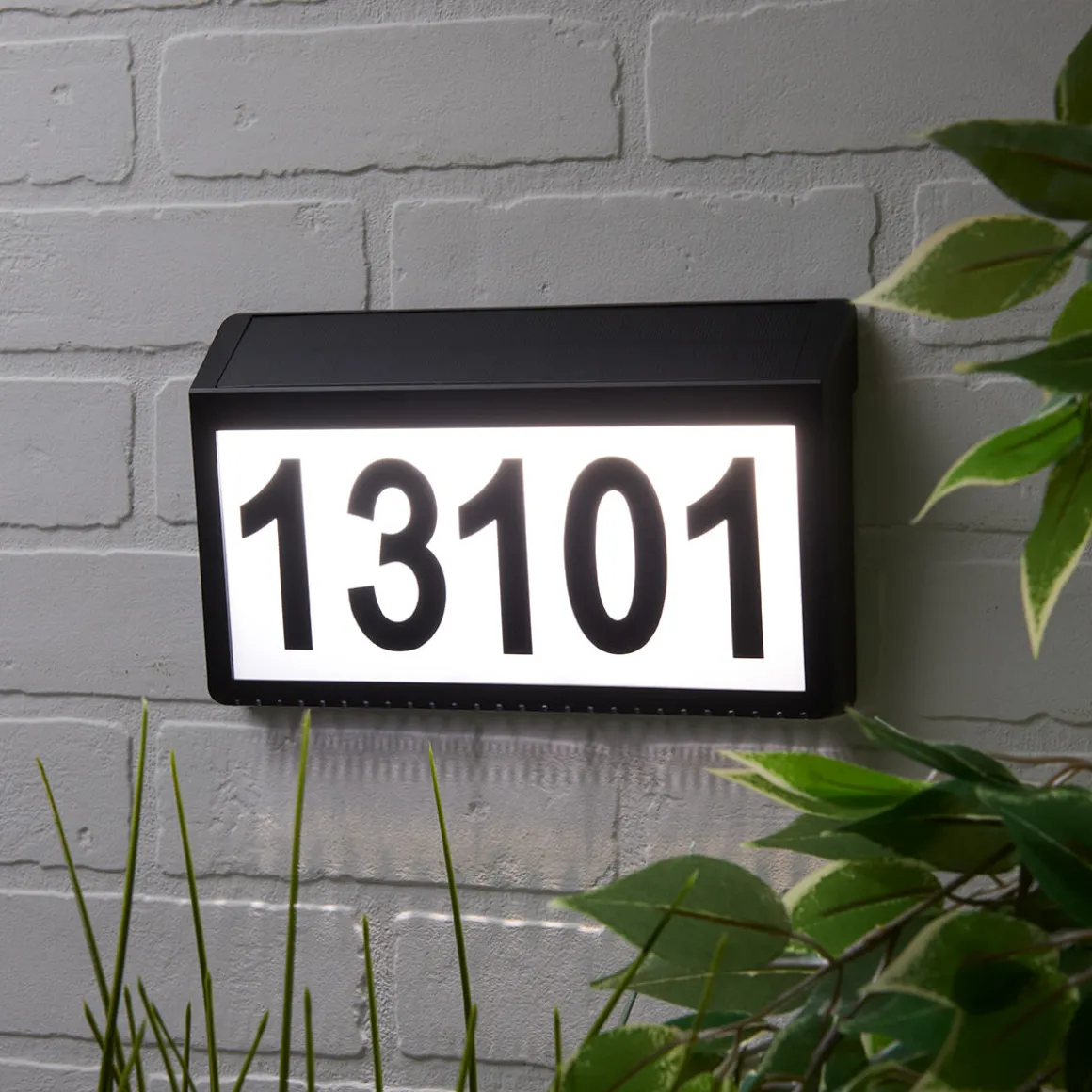 Solar Powered Address Sign