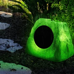 Solar Powered Bluetooth Rock Speaker with Multilink