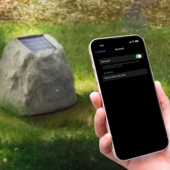 Solar Powered Bluetooth Rock Speaker with Multilink