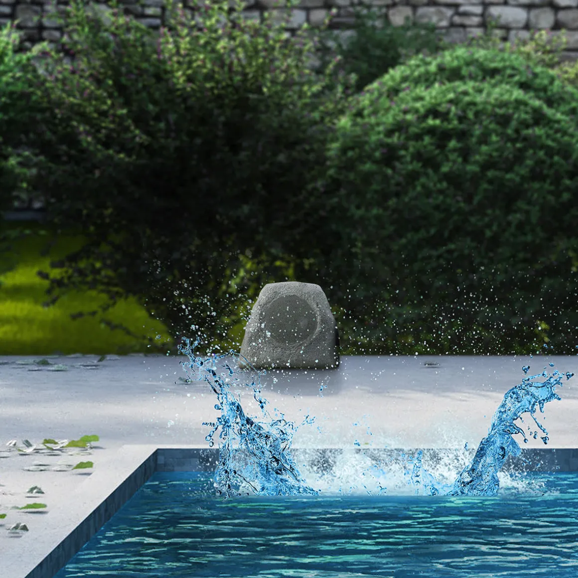 Solar Powered Bluetooth Rock Speaker with Multilink