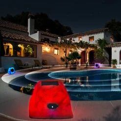 Solar Powered Bluetooth Rock Speaker with Multilink