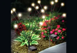 Solar Powered Firefly Garden Lights (Set of 2)
