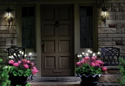Solar Powered Firefly Garden Lights (Set of 2)