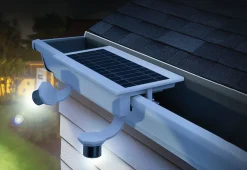 Solar Powered Security Spotlight