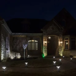 Solar-Powered LED Martini Lamp Lights (Set of 2)