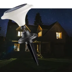 Solar-Powered LED Martini Lamp Lights (Set of 2)