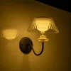 Solar-Powered LED Scallop Lamp Lights (Set of 2)
