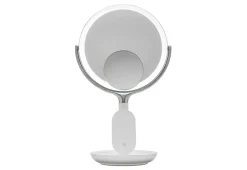 Spa Studio LED Vanity Mirror with Wireless Charging by Sharper Image