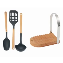 Spoon Rest/Cookbook Holder and Tool Set Bundle