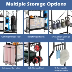 Sports Equipment Garage Organizer