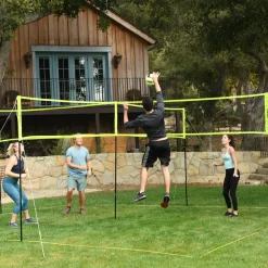 4-Square Volleyball Badminton Set Combo