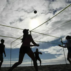 4-Square Volleyball Badminton Set Combo