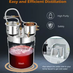 Stainless Steel Home Distillery Kit