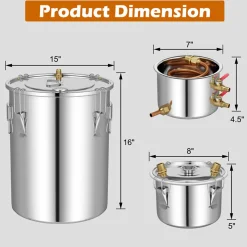 Stainless Steel Home Distillery Kit
