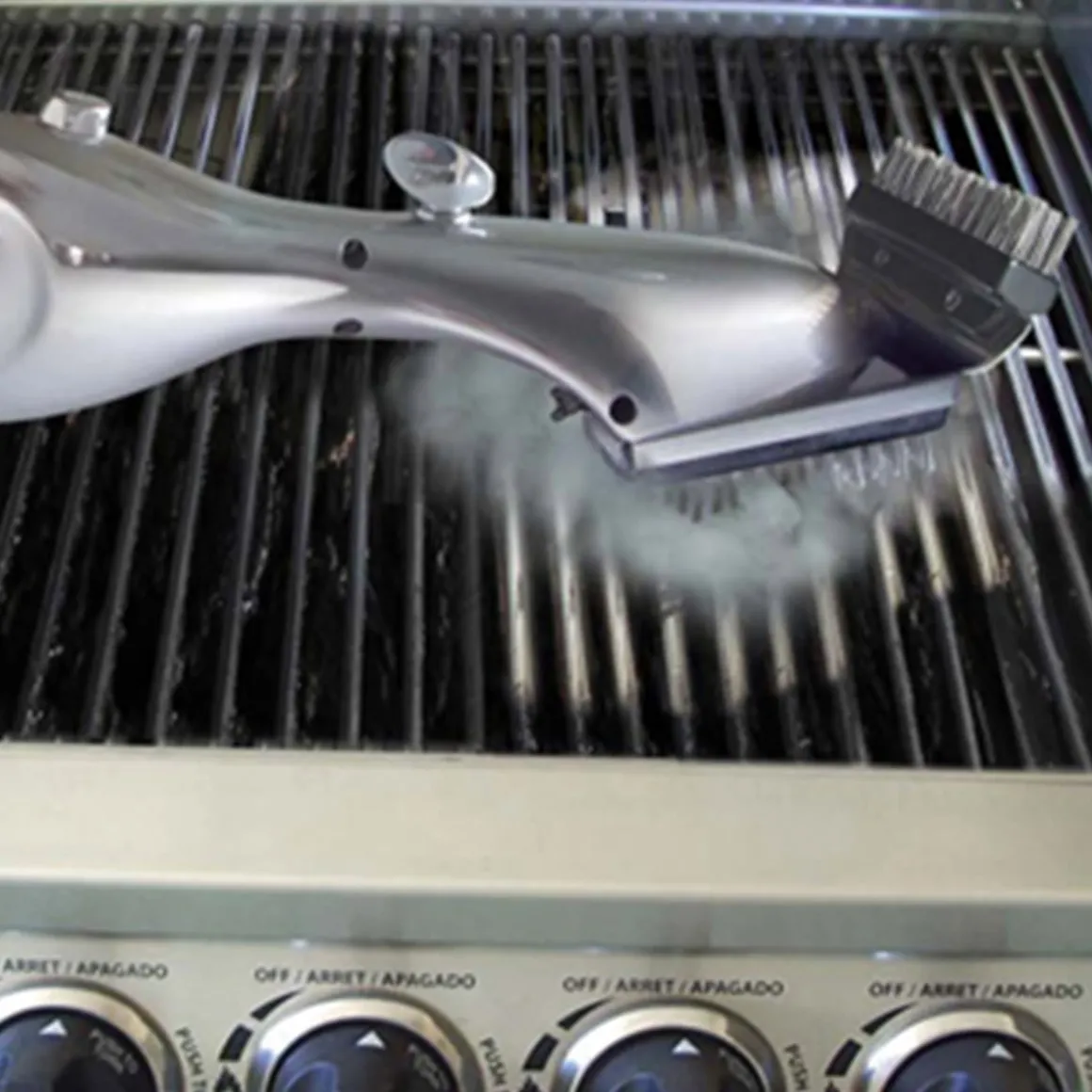 Stainless Steel Steam Cleaning Grill Brush