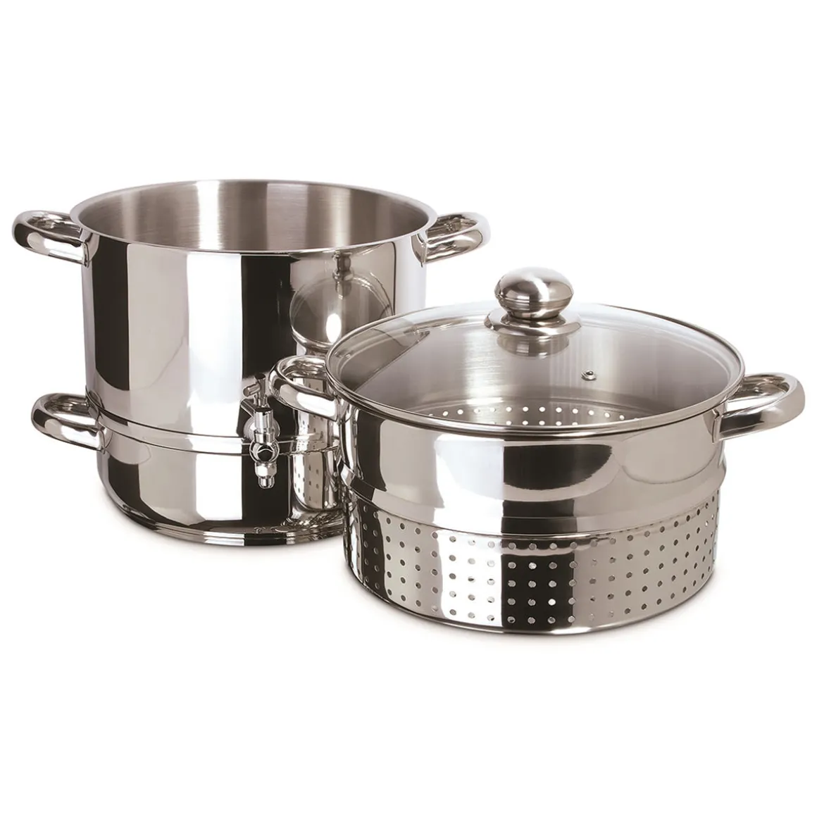 Stainless Steel Stove Top Steam Juicer