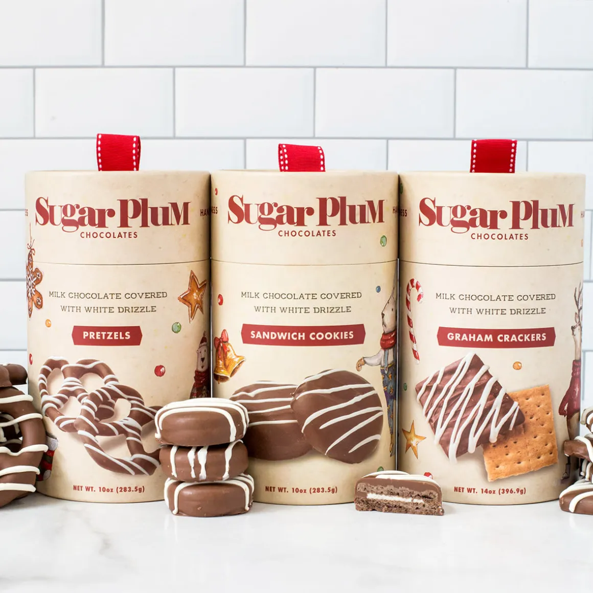 Sugar Plum Holiday Cheer Chocolate Treat Trio
