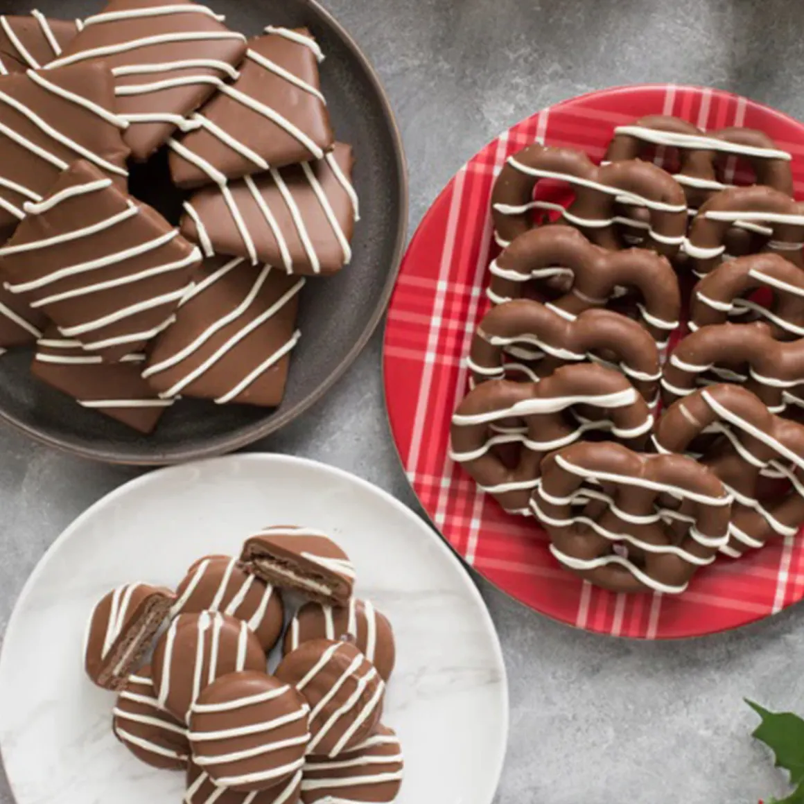 Sugar Plum Holiday Cheer Chocolate Treat Trio