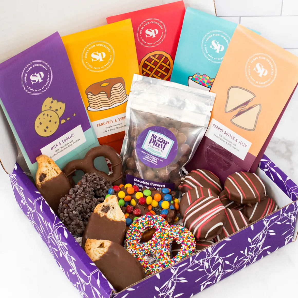 Sugar Plum Nostalgic Chocolate Bar Gift Box