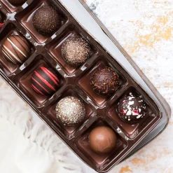 Sugar Plum Wine Truffle Box