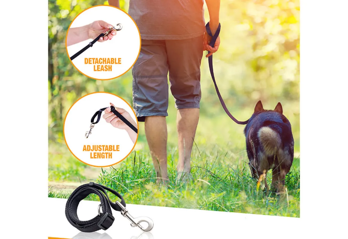 Swiveling Dog Bike Leash Attachment