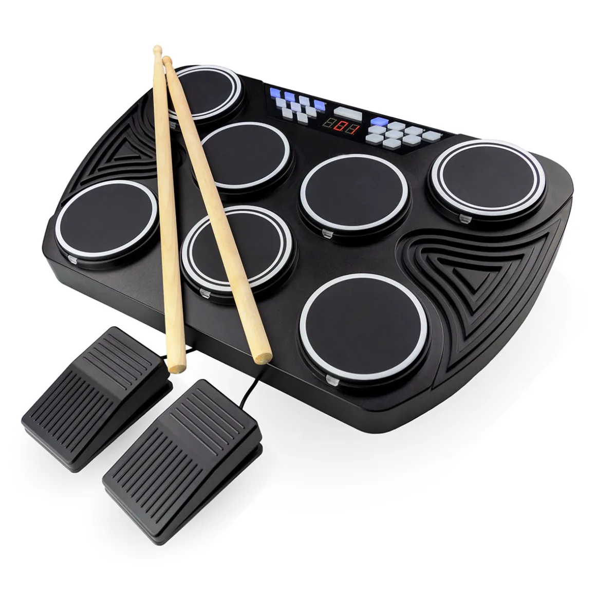 Tabletop Electronic MIDI Drum Kit