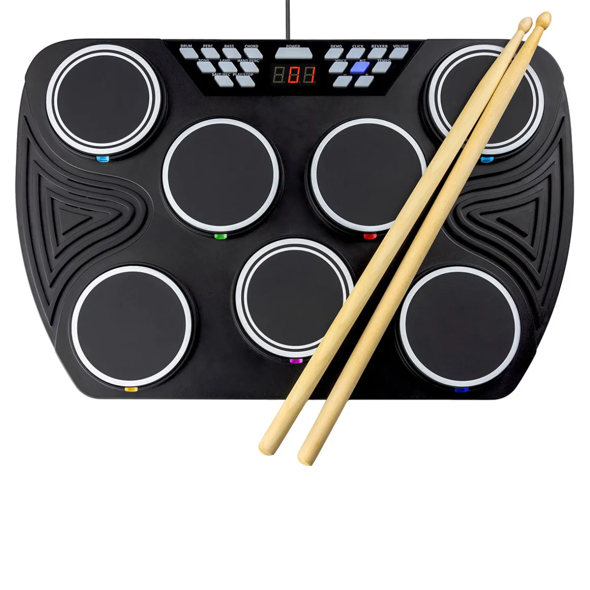 Tabletop Electronic MIDI Drum Kit