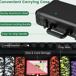 Texas Hold'em Poker Chip Set