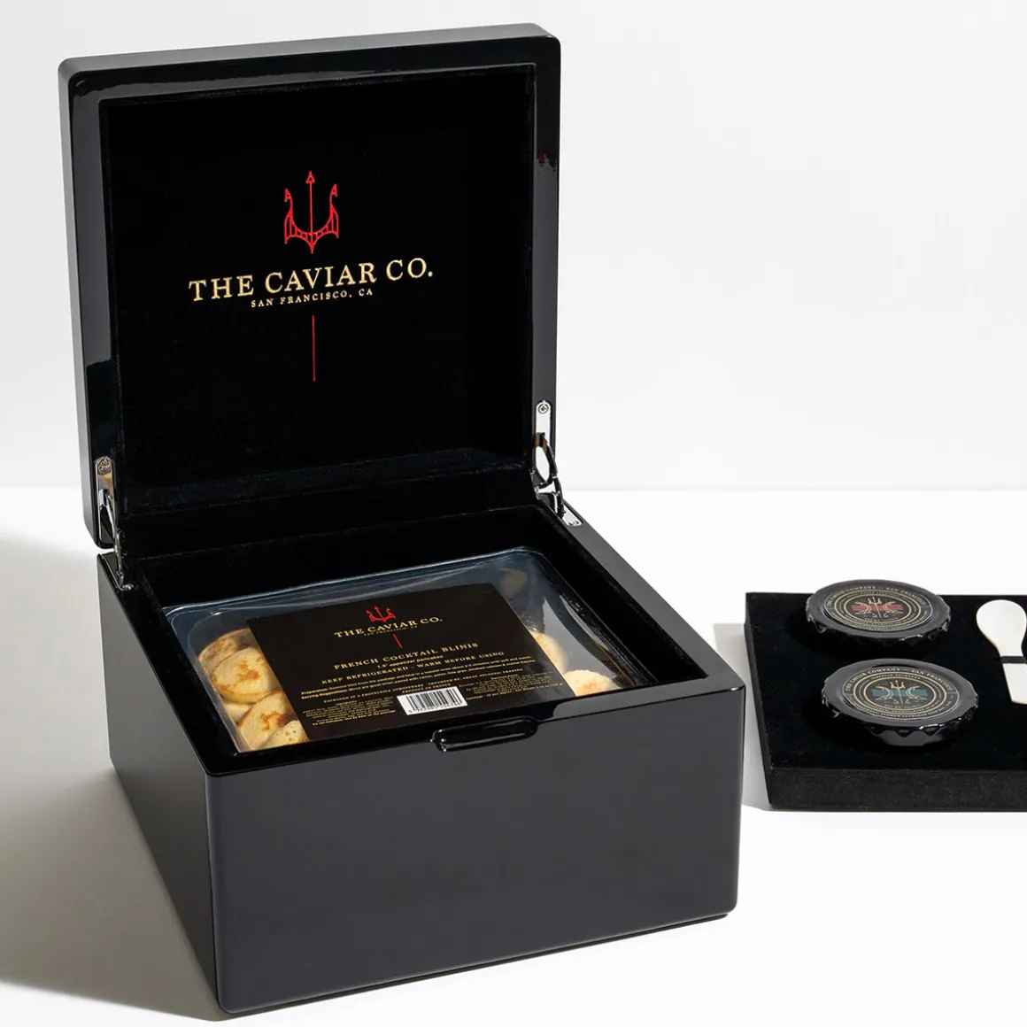 The Caviar Co. Tasting Duo Lacquer Case
