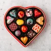 The Chocolate Season 14 Piece Velvet Heart Box