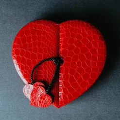 The Chocolate Season 20 Piece Faux Leather Heart Box
