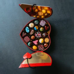 The Chocolate Season 20 Piece Faux Leather Heart Box