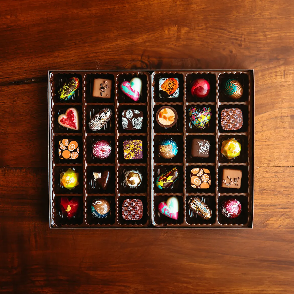 The Chocolate Season 30-Piece Artisan Chocolates