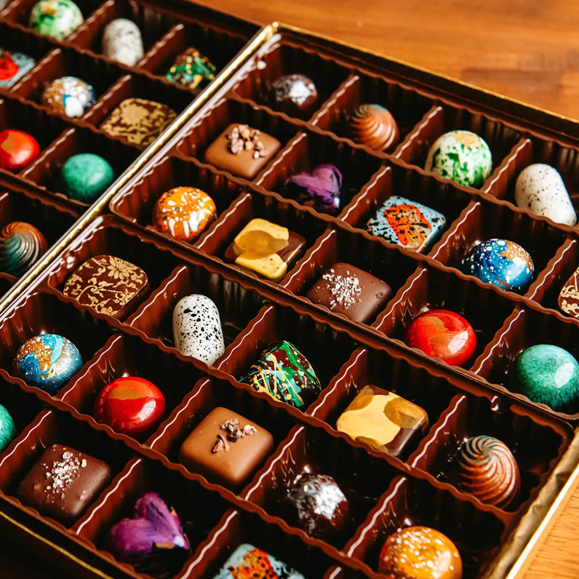 The Chocolate Season 60-Piece Artisan Chocolates