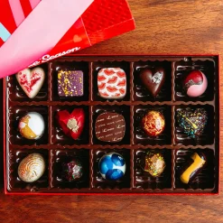 The Chocolate Season XOXO 15 Piece Artisan Chocolates