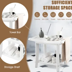 2-Tier Bathroom Shower Bench