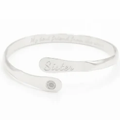 To My Sister Engraved Bracelet