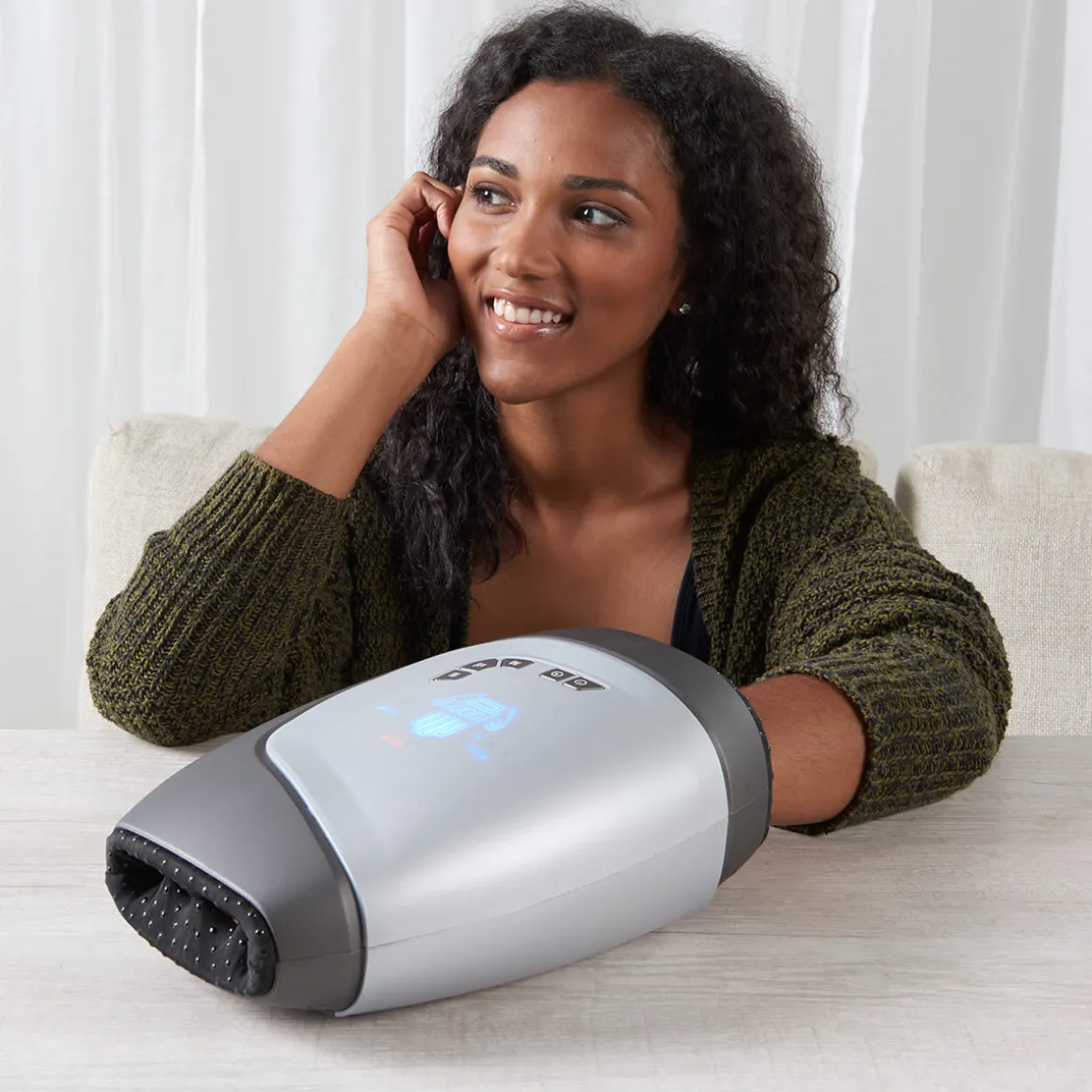 Total Hand Compression Massager by Sharper Image