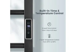 Towel Warmer Rack with LED Display