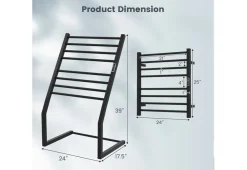 Towel Warmer Rack with LED Display
