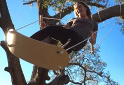 Tree Swing Surf Board
