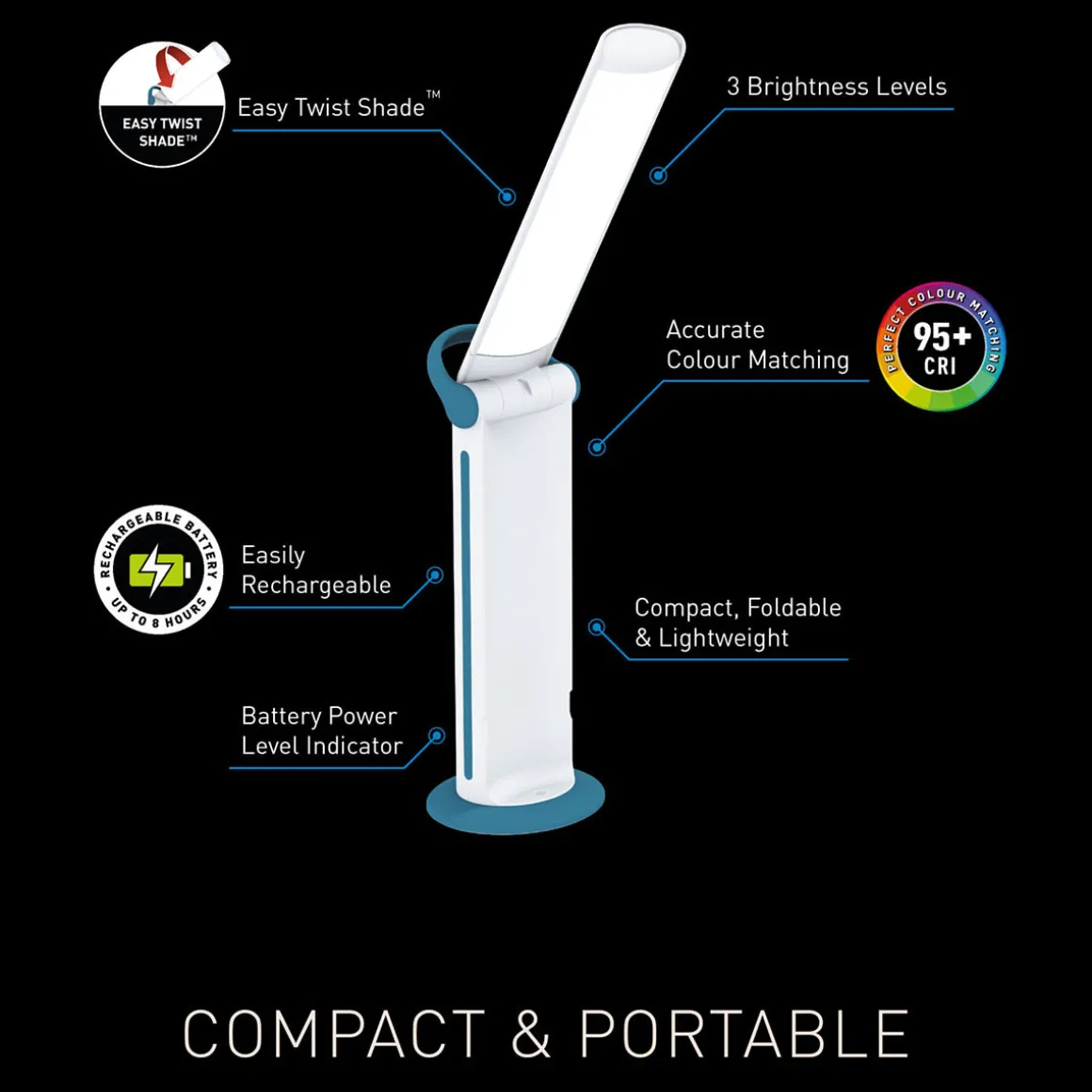 Twist Portable LED Lamp