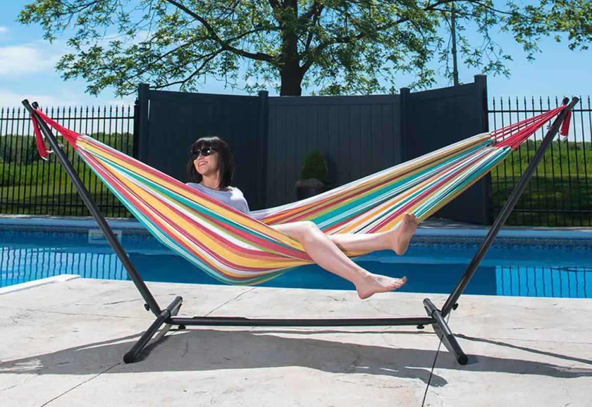 Two-Person 9-Ft. Hammock and Stand