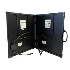 12V 100W Portable Solar Panel for 530W Portable Electric Generator