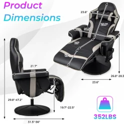 Video Gaming Massage Recliner Chair