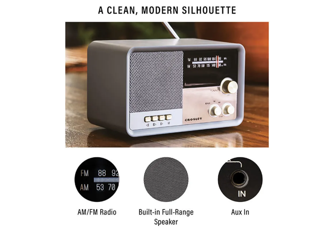 Vintage AM/FM Bluetooth Radio