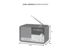 Vintage AM/FM Bluetooth Radio